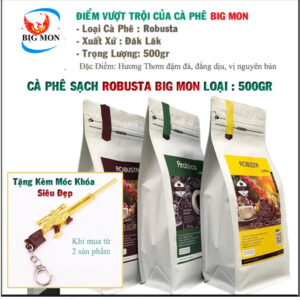 cà phê nguyên chất robusta